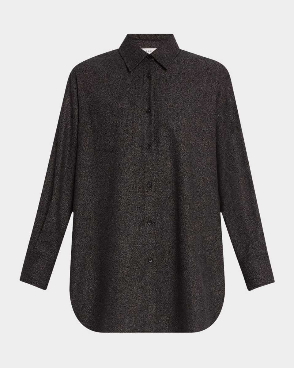 Spence Button-Front Tunic